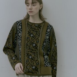 doux bleu|ペルシャJQDニットプルオーバー DB-2652-042