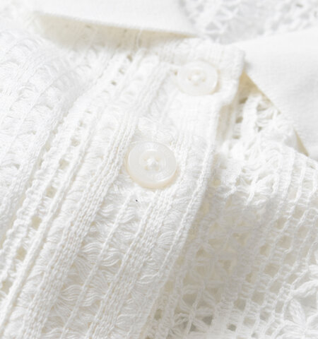 FRED PERRY｜コットン ラッセルレース ポロシャツ “Lace Polo Shirt” g7134-kk