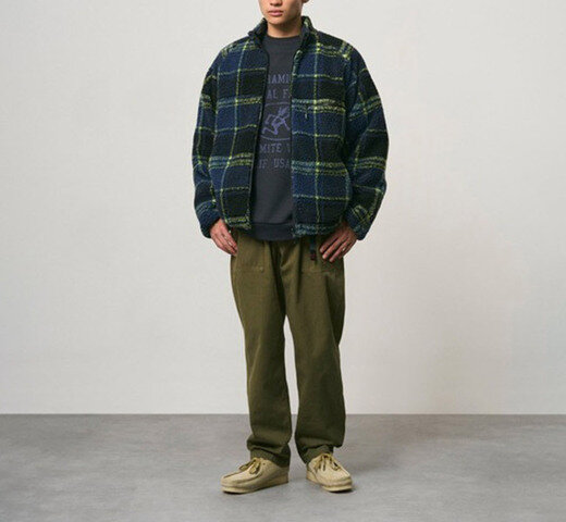Gramicci|GRAMICCI グラミチ G6FM-J060 リバーシブルシェルパプレイドジャケット REVERSIBLE SHERPA PLAID JACKET