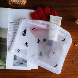 BRIGITTE TANAKA|ミニポーチ/Pochette Skieurs【クリスマス】