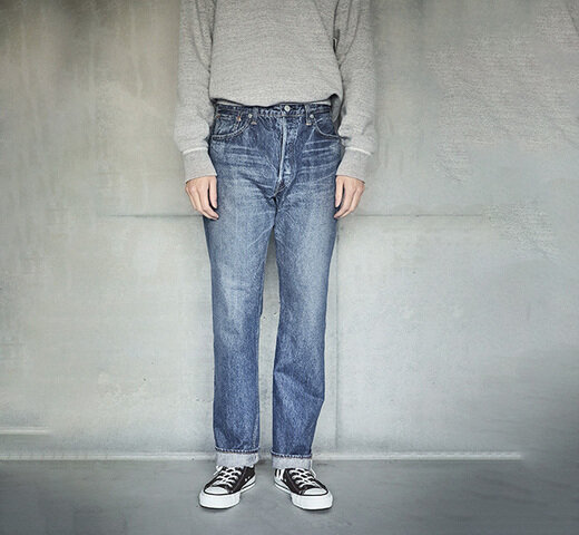 orSlow|orslow オアスロウ 105 STANDARD SELVEDGE DENIM 2YEAR WASH スタンダードデニム 2YEAR 01-1050-84