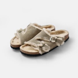 BIRKENSTOCK|チューリッヒシアリング スエードレザー ファー ナロー クロッグ サンダル “ZURICH SHEARLING” zurich-shearling