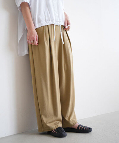 CYNICAL|【SALE 20%OFF】タック ワイドパンツ レディース ボトムス イージーパンツ 612-96082