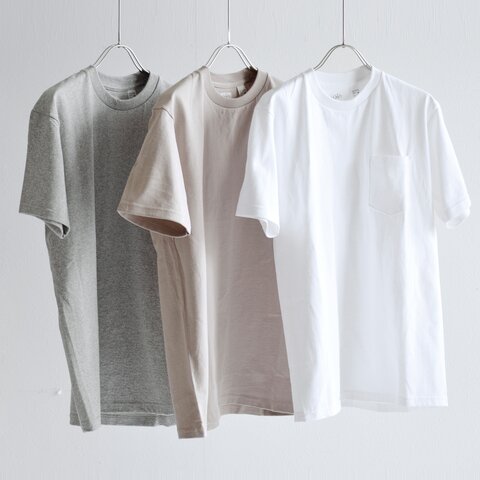 ANATOMICA｜クルーネックポケットTシャツ 530-501-18-fn