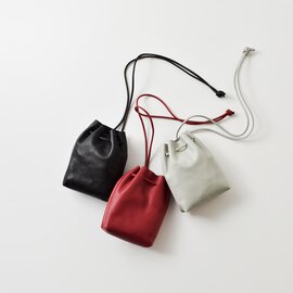 FERCHI|ドラーロレザー 巾着 ショルダー バッグ 32910-ms