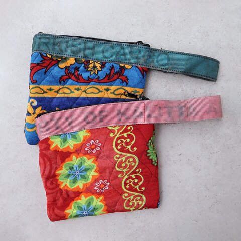 PUEBCO|MAO'S FABRIC POUCH/持ち手つきポーチ