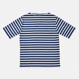 SAINT JAMES｜コットンボートネックボーダーTシャツ piriac/piriac-au-rf