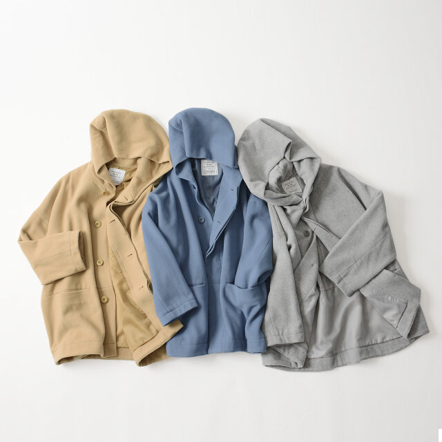 画像左から「beige」「sax」「gray」の3色をご用意いたしました。