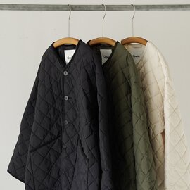 Gymphlex|キルティング ダウン カラーレス コート ノーカラー アウター Gymphlex GY-A0056NYM ジムフレックス