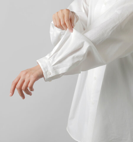 DIGAWEL｜コットン ルーズネック オーバーサイズ シャツ “Loose Neck Oversized Shirt” dwwb006-mn