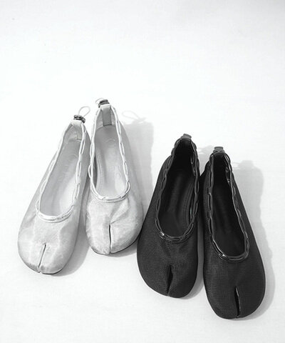 PAES|MESH AIR STRING FLATメッシュエアストリングフラットシューズ パンプス 足袋シューズ paes-20256-mesh-flat