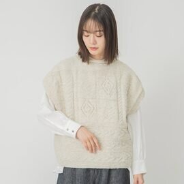 TUTIE.|ウールハンドニットベスト セーター