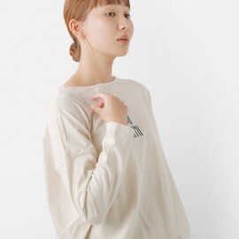u.m.i KOHOLA｜22G リサイクル コットン 裾タック カットソー Tシャツ “Muy” y-0996a-mn