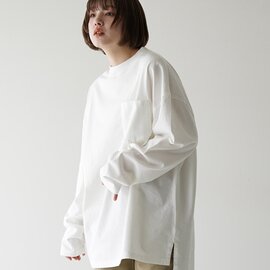 THE SHINZONE｜サイド スリット ロング Tシャツ 24SMSCU02 シンゾーン