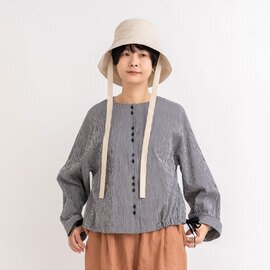 yuni｜サッカーギンガムチェックショートシャツジャケット　1701BL005231　