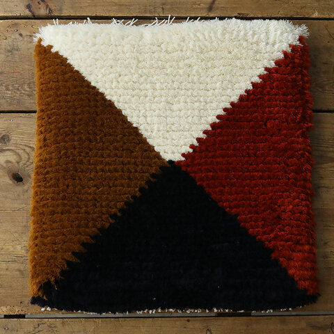 倉敷ノッティング |ウールの椅子敷 倉敷ノッティング 椅子敷 H kurashisha クリスマス