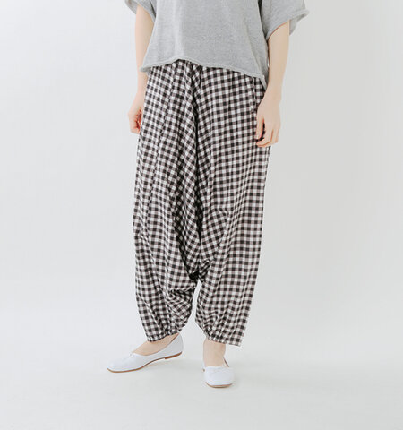 House Of Lotus コットンチェックハーレムパンツ 01 801 Mt Piu Di Aranciato ピウディアランチェート キナリノモール House Of Lotus コットンチェックハーレムパンツ 01 801 Mt Piu Di Aranciato ピウディアランチェート キナリノモール