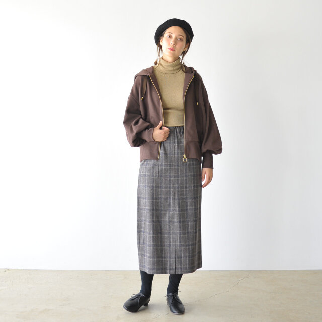 モデル:164cm / 46kg
color : beige(col.10) / size : free