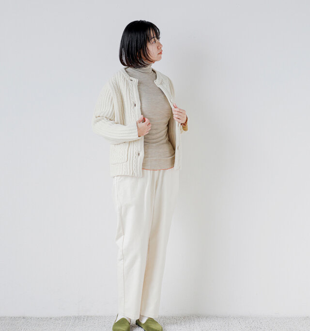 model saku：163cm / 43kg 
color : beige×orange / size : F
