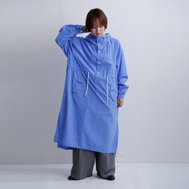 DIGAWEL|コットン フーディー シャツワンピース dwab017