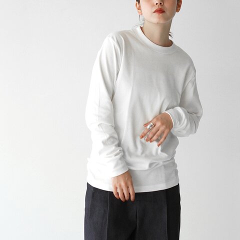 Hanes|スエードニット クルーネック ロングスリーブ 長袖 ユニセックス メンズ HM4-A204 ヘインズ