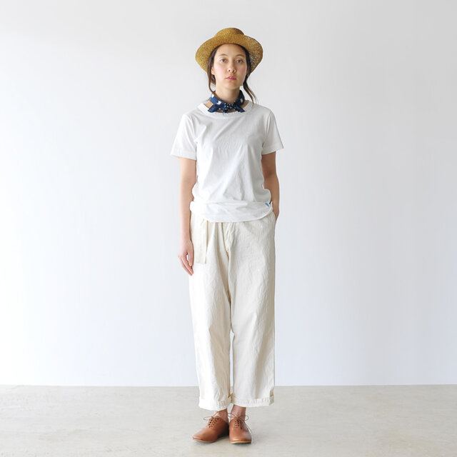 モデル:164cm / 46kg
color : white / size : 0(S)
