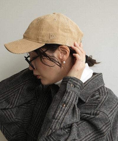 NEW ERA|920ES BASIC 8W CORDUROY 9TWENTY イージースナップベーシック8ウェールコーデュロイキャップ 帽子 ベージュ 15137198