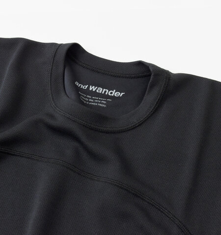 and wander｜パワードライ ジャージー ロングスリーブ Tシャツ “power dry jersey LS T” 574-4164136-mn