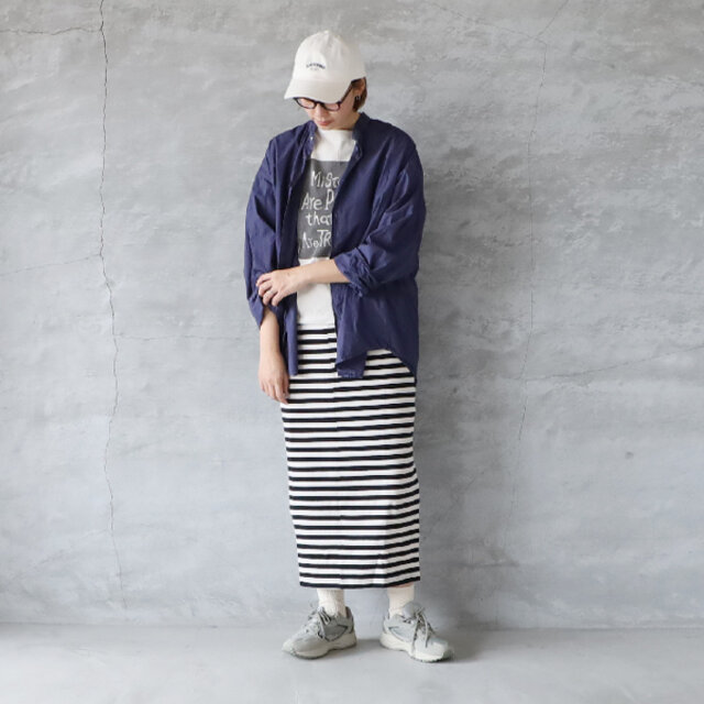 身長172cm / ecru×black着用