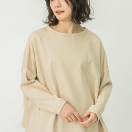 TUTIE.|コットンソフトウラケワイドプルオーバー 長袖シャツ