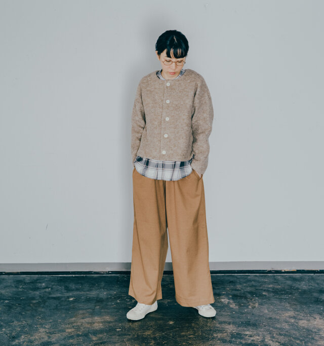 着用サイズ 0(モデル 162cm)/ OATMEAL 着用