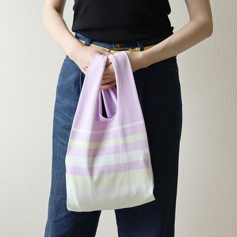 ThinKniT|shimarisu ニットバッグ マルシェバッグ/エコバッグ/ハンドバッグ 【メール便】