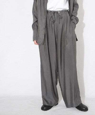 MIDIUMISOLID|relax curpo PT リラックスキュプラパンツ ボトムス レディース 3-162185