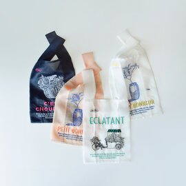 Lila&Fleur|オーガンジー刺繍 ショッピングバッグ Shopping Bag Organdie rf026