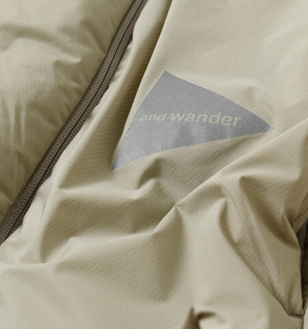 and wander｜トップ フリース コート “top fleece coat” 574-3231010-fn