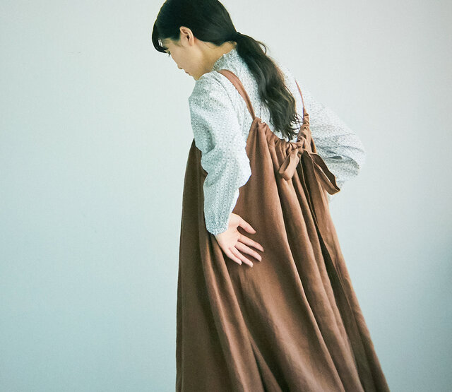 モデル165cm 着用サイズ:0(BROWN)