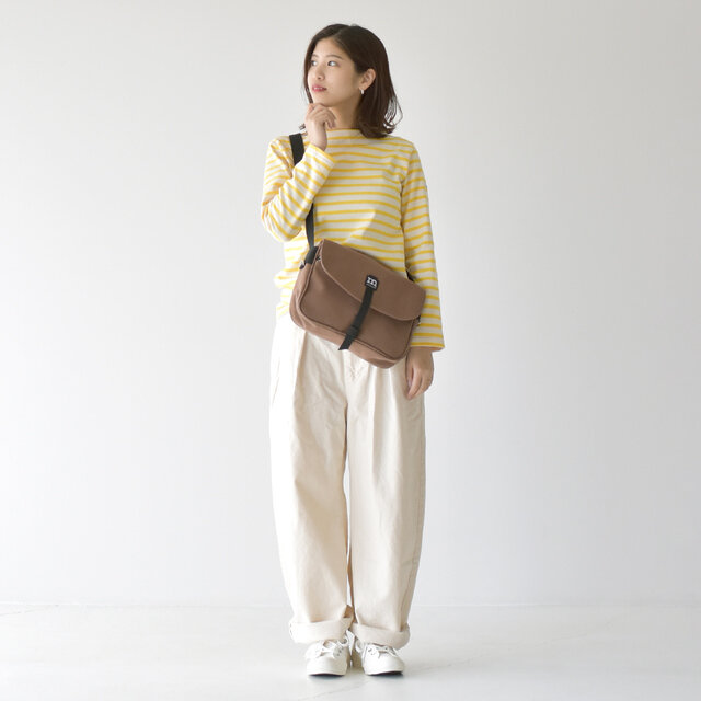 モデル: 157cm /47kg
color:kinari(col.12) / size:0(S~M)