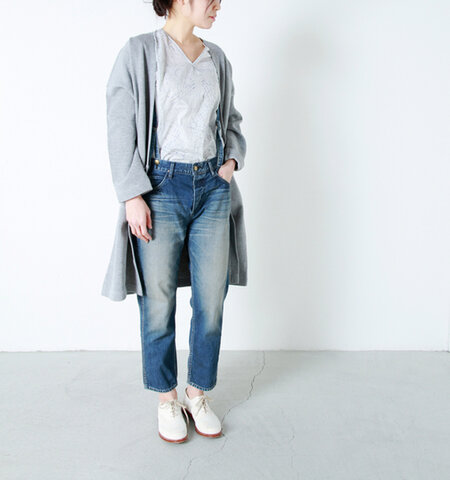 Attick by Johnbull|3/4ストラップワークデニムパンツ v1007-hm
