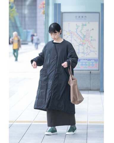 F/CE. × NANGA|FT NEW COLLARLESS LONG COAT