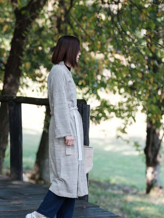 身長 170cm (パンツ:備後節織(厚地)テーパードパンツ)