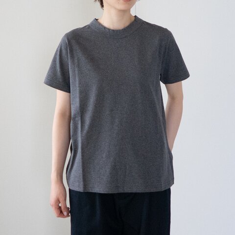 FRECKLE|dry touch cotton/crew neck cut and sew/2色3サイズ展開