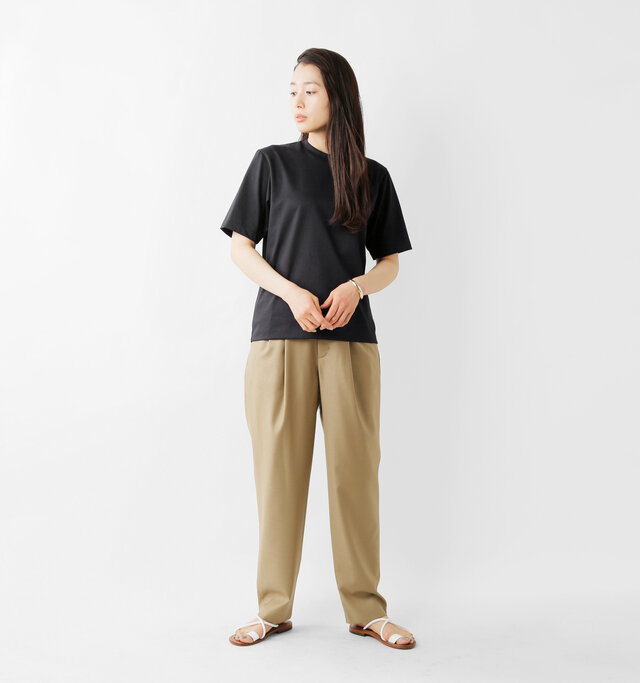 model mizuki：168cm / 50kg 
color : black / size : 46