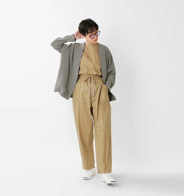 model saku:163cm / 43kg
color : camel / size : 38
