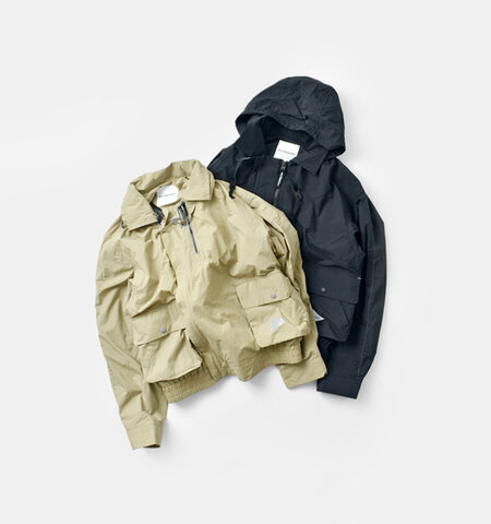and wander|撥水 ライトジャケット “water repellent light jacket 2” 574-5281050-yo
