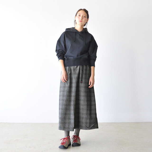 モデル:164cm / 49kg
color : gren check / size : free