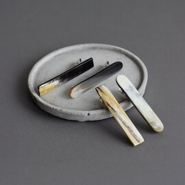KOSTKAMM|ウォーターバッファローホーン アリゲーター ヘアクリップ 9441-2