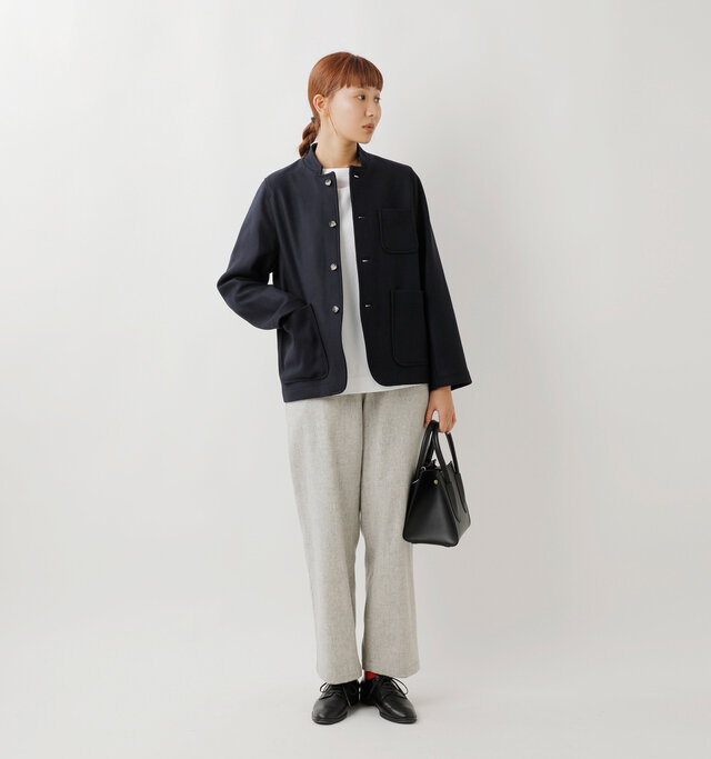 model mayuko:168cm / 55kg
color : navy / size : 38