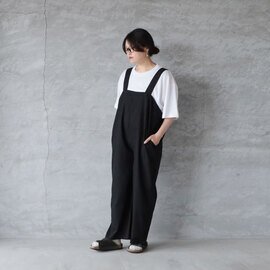 LILOU+LILY|コットンレーヨンサロペット