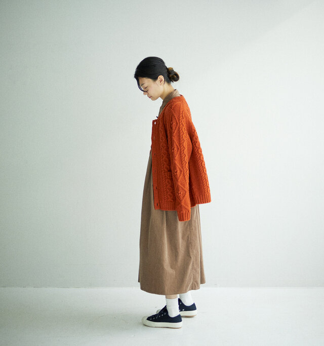 モデル161cm 着用サイズ:0(BROWN)
