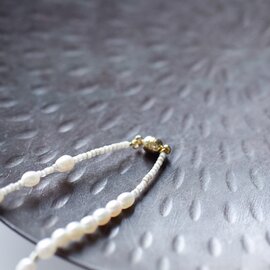 Joli&Micare｜グラスビーズ 淡水パール ネックレス “Beads Pearl” bep0104-kk フォーマル おでかけ オケージョン